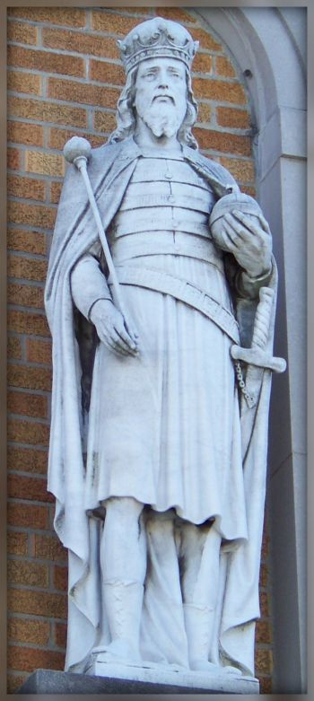 St. Stephen overlooks Union Street and stands guard of the south wall of the church